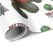 Santa’s Off-Road Christmas – Red ATV Holiday  Cadeaupapier (Rol Hoek)