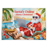 Santa’s Online Computer Lovers Merry Christmas! Groot Cadeauzakje (Voorkant)