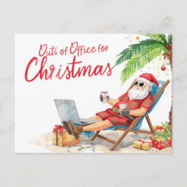 Santa’s Online Programmer Merry Christmas! Feestdagenkaart