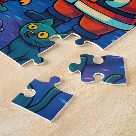 Santa’s Out-of-This-World Christmas Legpuzzel (Zijkant)