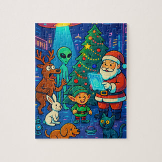 Santa’s Out-of-This-World Christmas Legpuzzel