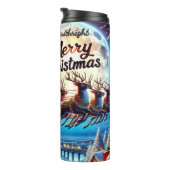 Santa’s Peaceful Sky Journey Thermosbeker (Geroteerd rechts)