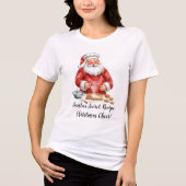 Santa’s Secret Recipe: Christmas Cheer!  Tri-Blend Shirt (Voorkant)