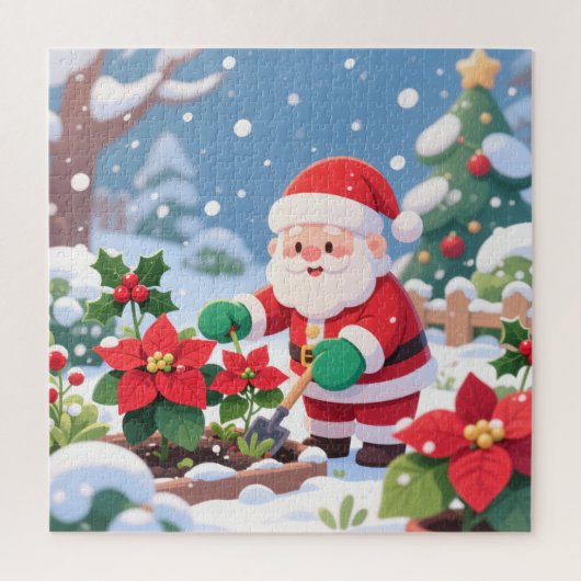 Santa’s Secret Winter Garden Legpuzzel (Verticaal)