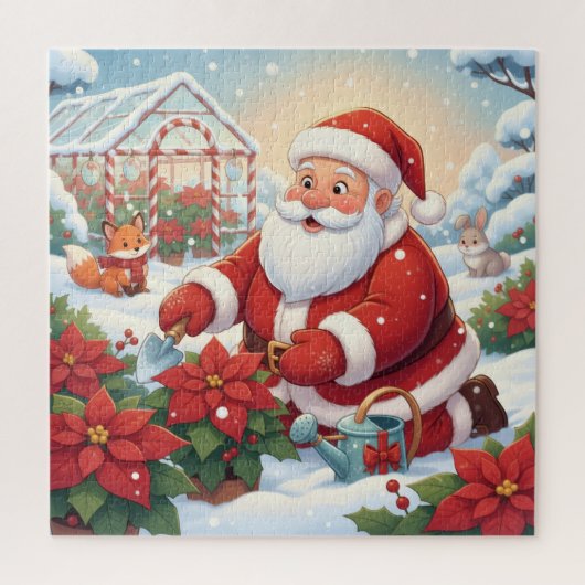Santa’s Secret Winter Garden Legpuzzel (Verticaal)