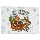 Santa’s Silent But Deadly Sleigh Ride Groot Cadeauzakje (Achterkant)
