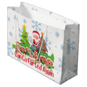 Santa’s Silent But Deadly Sleigh Ride Groot Cadeauzakje (Voorkant Gekanteld)