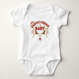 Santa’s Squad – Baby 2025 | Cute Christmas Baby Romper