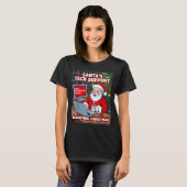 Santa s Tech Support Rebooting T-shirt (Voorkant volledig)