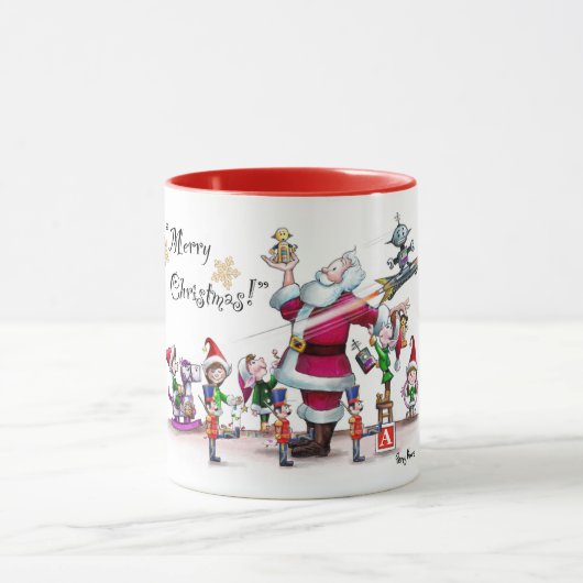 Santa’s Toy Shp Mug Mok (Midden)