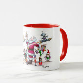 Santa’s Toy Shp Mug Mok (Voorkant rechts)