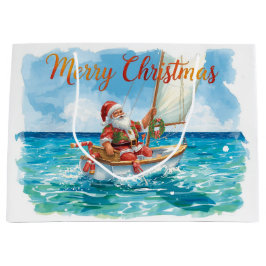 Santa Sailing – Tropical Christmas by the Sea Groot Cadeauzakje