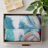 Santa Sailing – Tropical Christmas by the Sea Tissuepapier (Geschenk)