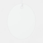 Santa Saint Bernard Ornament Metal (Achterkant)