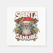 Santa Samurai Servet (Voorkant)