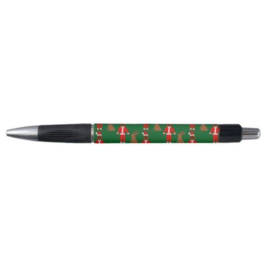 Santa Sasquatch en Jackalope kerstpatronen Pen (Voorkant)