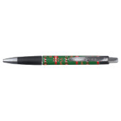 Santa Sasquatch en Jackalope kerstpatronen Pen (Achterkant)