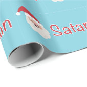 Santa-/satan-pakpapier Cadeaupapier (Rol Hoek)