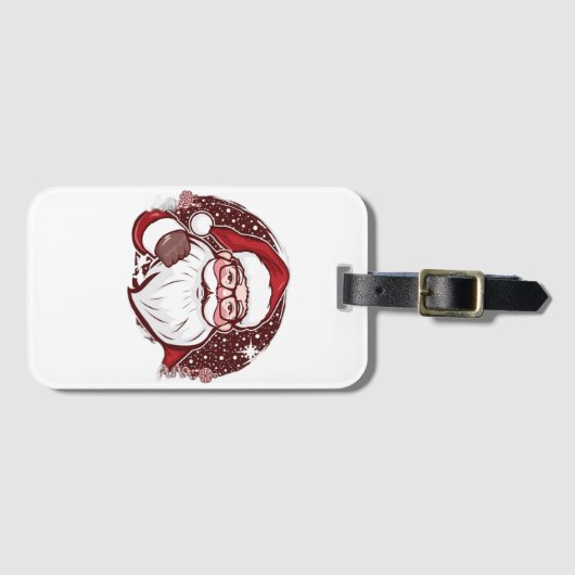 Santa saw my search history we are doomed bagagelabel (Voorkant (horizontaal))