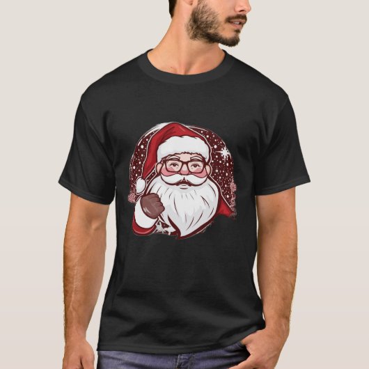 Santa saw my search history we are doomed t-shirt (Voorkant)