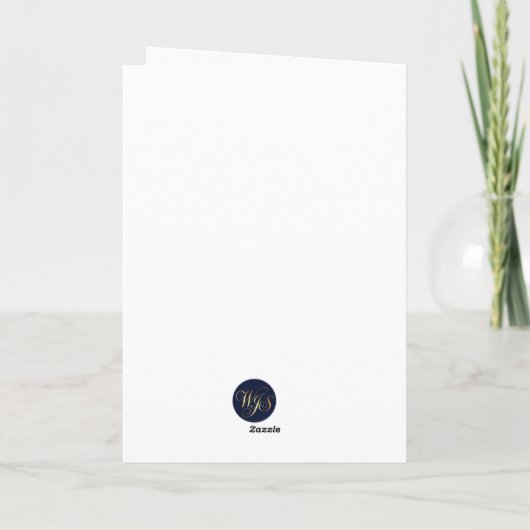 Santa Saw Your Wish List card Kaart (Achterkant)