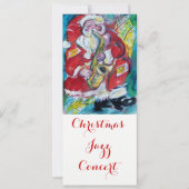 SANTA & SAX, CHRISTMAS JAZZ PARTY CONCERT PROGRAMM KAART (Voorkant)