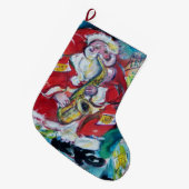 SANTA & SAX, CHRISTMAS PARTY GROTE KERSTSOK (Voorkant (Hangend))