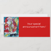 SANTA & SAX, CHRISTMAS PARTY KAART (Achterkant)