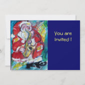 SANTA & SAX, CHRISTMAS PARTY KAART (Achterkant)