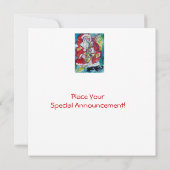 SANTA & SAX, CHRISTMAS PARTY KAART (Achterkant)