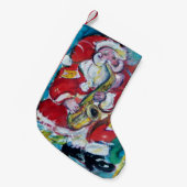 SANTA & SAX, CHRISTMAS PARTY KLEINE KERSTSOK (Voorkant (Hangend))