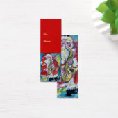 SANTA & SAX, CHRISTMAS PARTY MINI VISITEKAARTJES (Bureau)