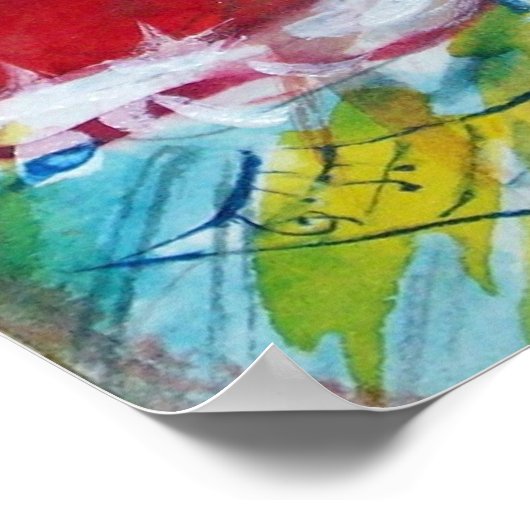 SANTA & SAX, CHRISTMAS PARTY POSTER (Hoek)