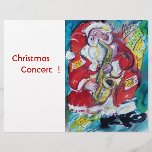 SANTA & SAX FLYER (Voorkant)