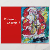 SANTA & SAX FLYER (Voorkant)