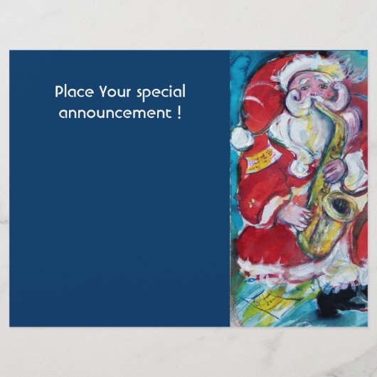 SANTA & SAX FLYER (Achterkant)