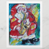 SANTA & SAX FLYER (Voorkant)