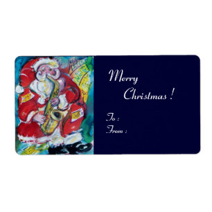SANTA & SAX, KERSTMIS JAZZ PARTY Blauw Etiket