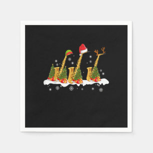 Santa Saxophone-kerstlampje X Servet