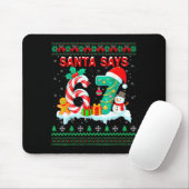 Santa Says 67 Christmas Ugly Sweater 6 7 Six Seven Muismat (Met muis)