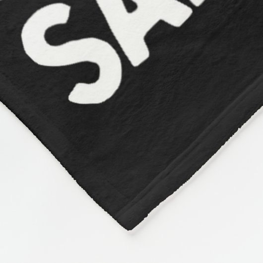 Santa Says 67 Funny Christmas Six Seven Meme Holid Fleece Deken (Hoek)