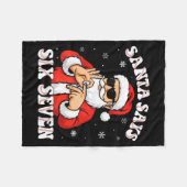 Santa Says 6 7 Six Seven Meme Baseball Number 67 G Fleece Deken (Voorkant (Horizontaal))