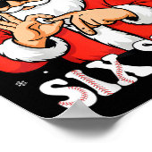 Santa Says 6 7 Six Seven Meme Baseball Number 67 G Poster (Hoek)