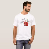 Santa Says Ho Ho Ho in ASL T-shirt (Voorkant volledig)