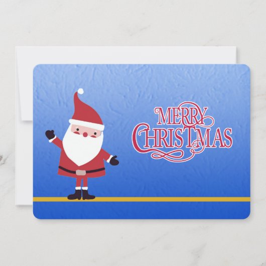 Santa says Merry Christmas - Personalize photo (Voorkant)