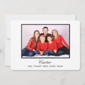 Santa says Merry Christmas - Personalize photo (Achterkant)