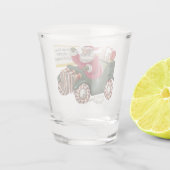 Santa Says Merry Kerstmis Shot Glas (Achterkant)