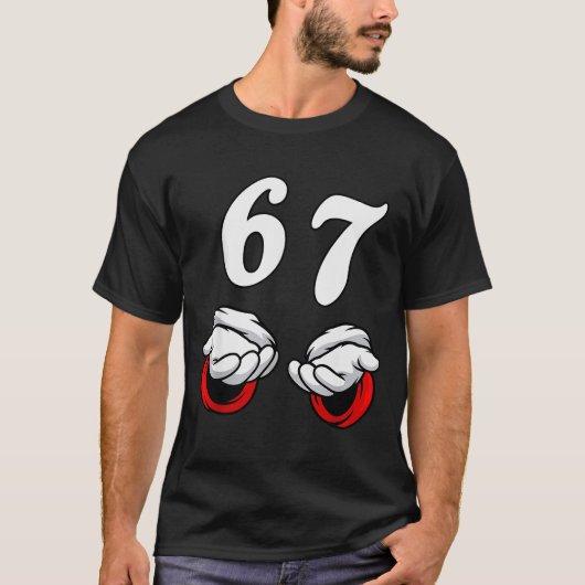 Santa Says Six Seven 6 7 Gen Z Alpha Meme Slang Ch T-shirt (Voorkant)