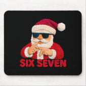 Santa Says Six Seven - 6 7 Meme Latch Hook Yarn Cr Muismat (Voorkant)