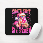 Santa Says Six Seven 6 7 Meme Santa Nk Bubble Chri Muismat (Met muis)